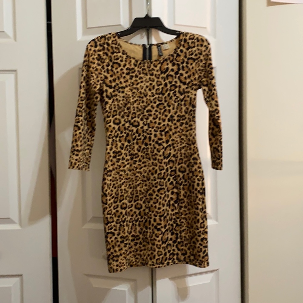 Bodycon Cheetah Dress